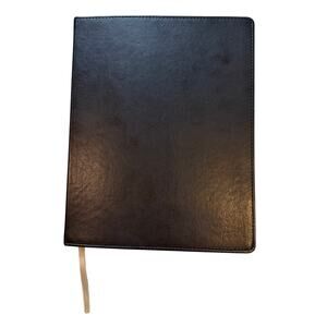 Eccolo Black Large Lined Hardcover Writing Journal Notebook Made in Turkey